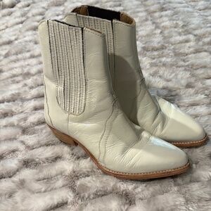 Free People ivory booties